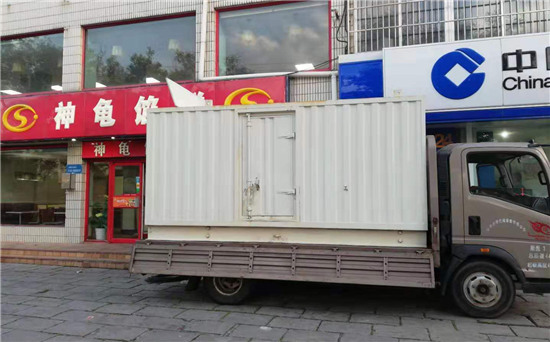 大路镇出租发电机施工案例